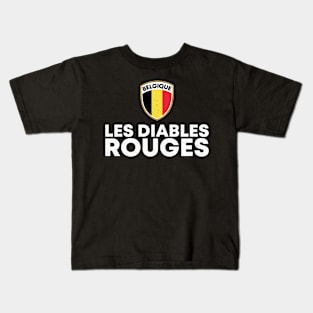 Les Diables Rouges Belgique Belgium Kids T-Shirt